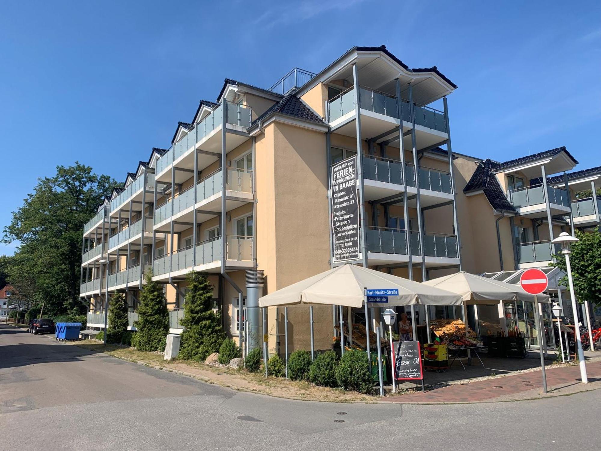 Ferienwohnung Traumdüne im Ostseebad Baabe Exterior foto
